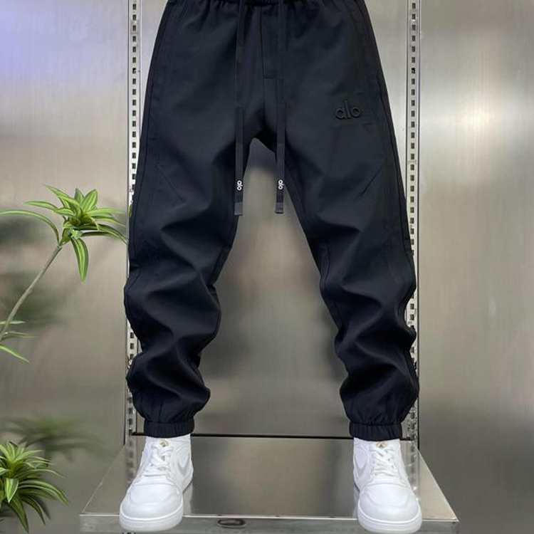 2025秋冬新款潮流运动休闲裤男士时尚百搭束脚裤加绒加厚小脚裤子