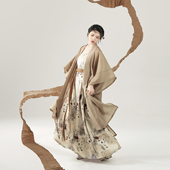 新中式 国风吊带连衣裙套装 旧书墨染织造司原创明制宋汉服对襟直袖
