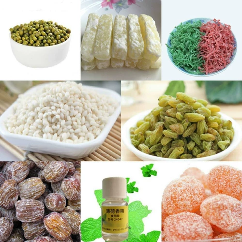 Зимняя дыня конфеты говядина jujube kilde красный и зеленый шелковый мятный ароматизирующий суп из мунг