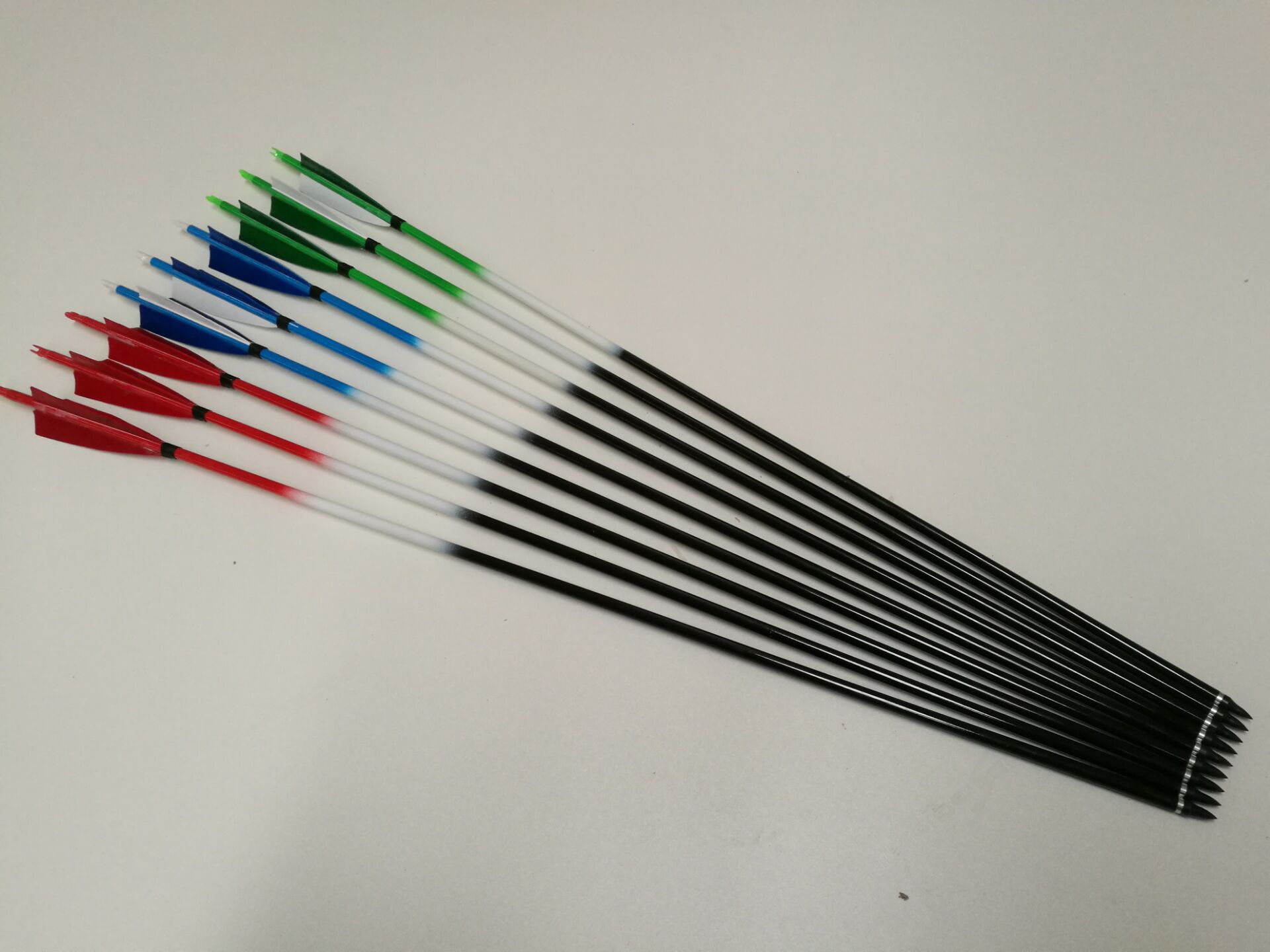 射箭器材品质混碳真羽箭弓箭7.8mm箭 可换箭头  满12支包邮