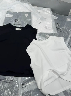 秒发诗歌兰女装2025夏新 58079慵懒休闲圆领无袖上衣显瘦背心女