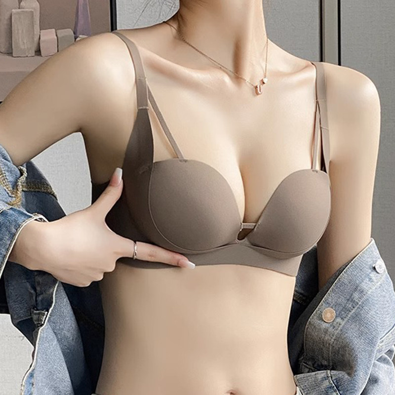 柔雅婷无痕内衣聚拢显大收副乳
