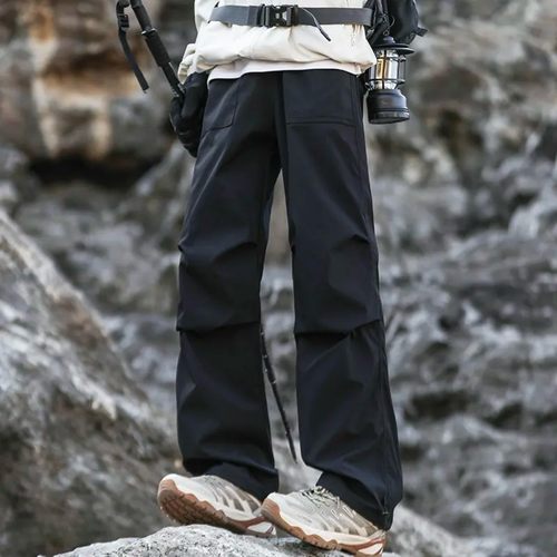 FOG DUNK户外冲锋裤男女防水伞兵裤潮牌百搭宽松束脚休闲长裤