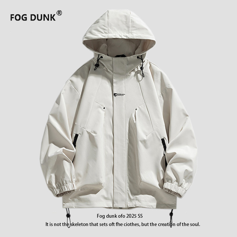 FOG DUNK户外冲锋衣男女登山服防风防水透气夹克情侣装外套男