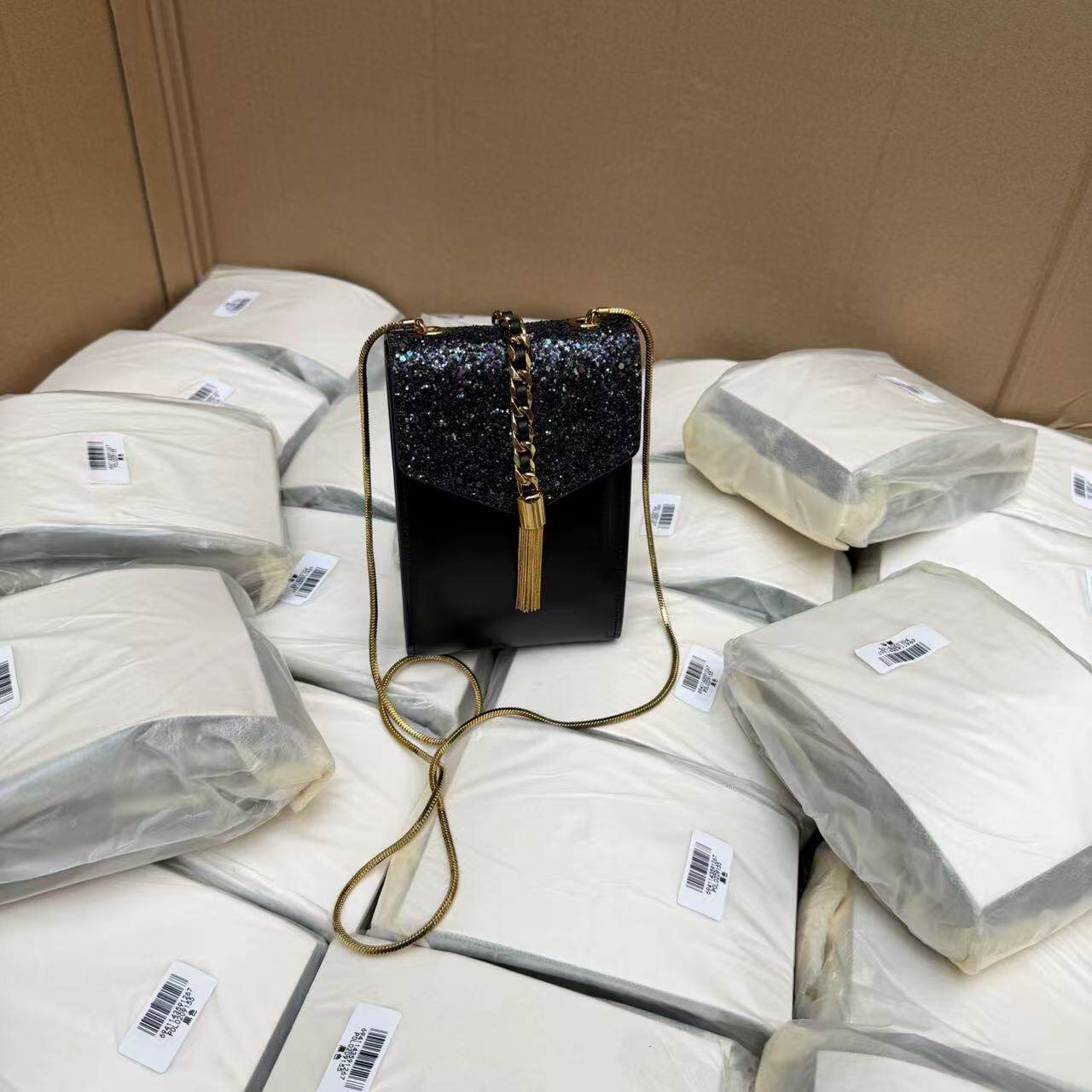 限量几十个！吊牌价600+！国内公司单~经典麦穗信封包链条手机包