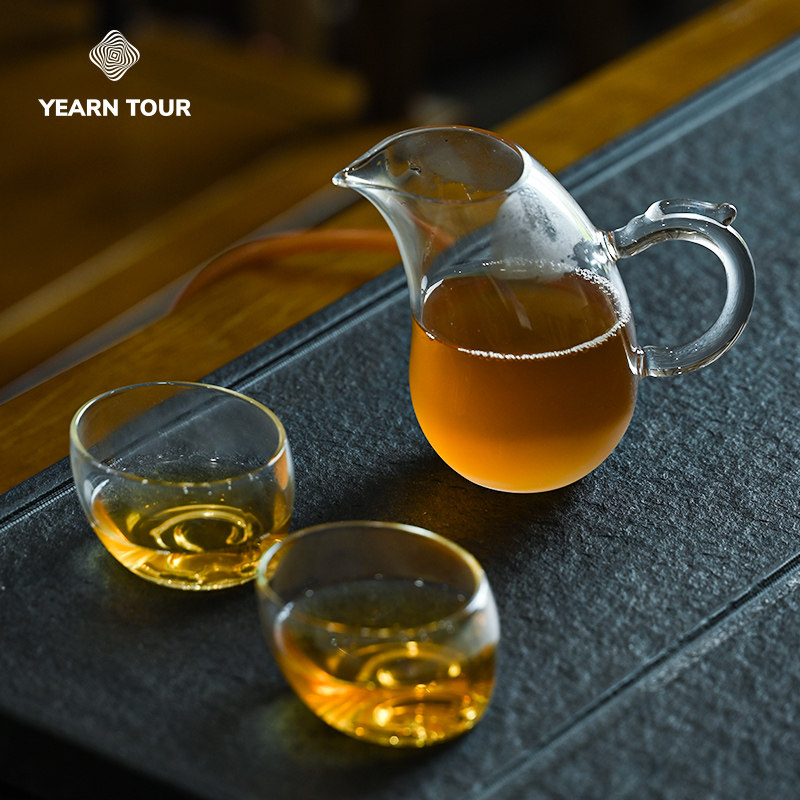YEARNTOUR艺途云龙公道杯高硼硅
