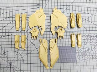 CGK复刻财喵喵 MG  力天使 00 DYNAMES 树脂白模精修改件特典版