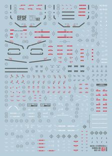 高达补件EVO 40周年 MG 1/100 GTO78 3.0元祖通用水贴带说明