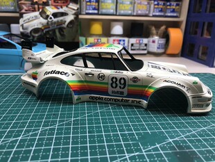 保X捷 1/24 RWB 993 宽体改套树脂白模改件苹果涂装