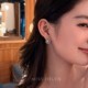 MISS 耳钉女蚊香盘耳夹简约通勤设计轻奢生日礼物 HELEN福芒光里