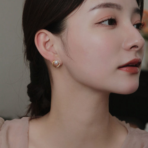 精巧~高级通勤耳钉&无痛不掉耳夹