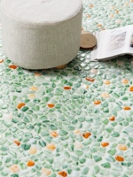 Стеклянная мозаичная плитка без стекла.