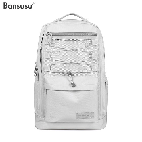 Bansusu.情侣书包女旅行包日系ins学生大容量双肩包简约电脑背包