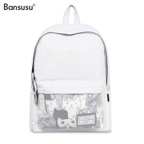 Bansusu.2025新款双肩包女书包初中高中男女旅行轻便包背包大容量