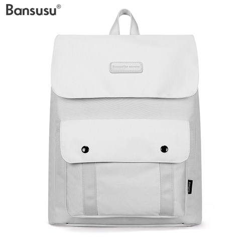 Bansusu.大容量情侣韩版学生书包男时尚旅行包运动休闲双肩包女