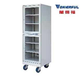 万得福 ESD-700CH智能电子防潮箱金属化玻璃门防静电 实体特价！