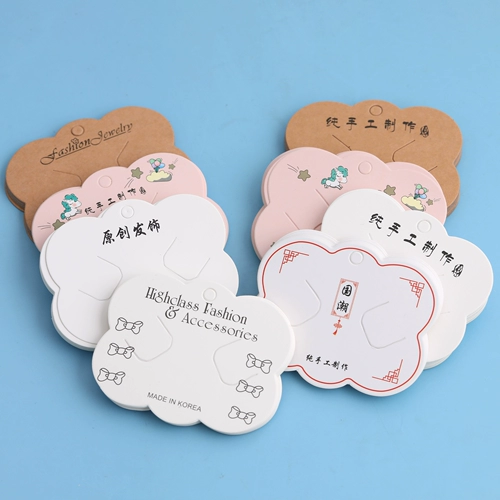 Аксессуар для волос, заколка для волос, серьги, упаковка, карточки ручной работы, набор материалов, аксессуар для сумки, «сделай сам»