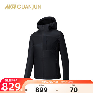 安踏冠军户外系列徒步女梭织上衣春季新款连帽运动外套162610622
