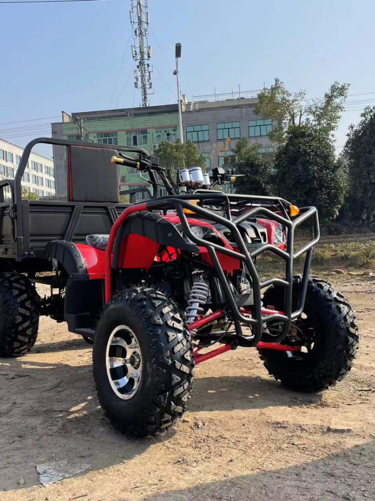 厂家直销四驱农夫车山地越野摩沙滩车高低速沙滩车atv大牛全地形