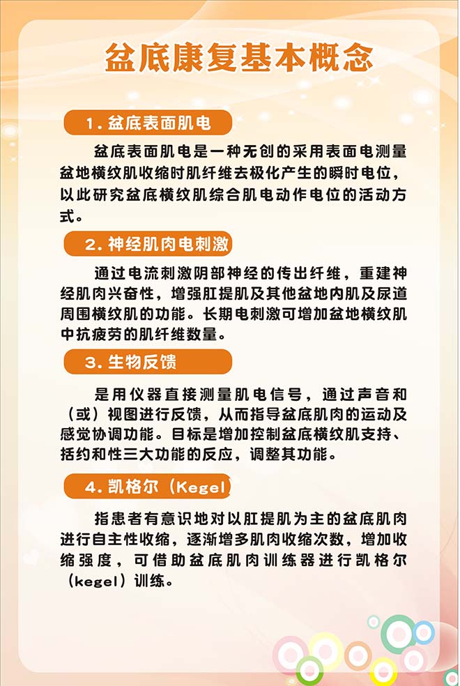 m769产后修复中心常识科普挂图盆底康复基本概念200展板海报印制