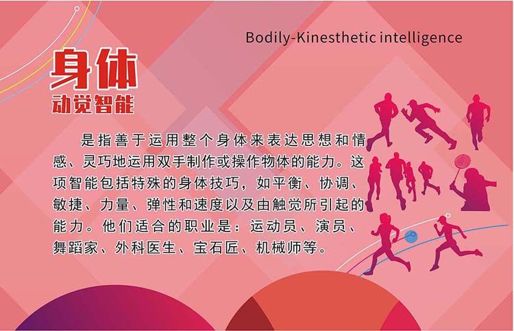 m769早教中心身体动觉智能训练知识宣传挂图贴纸展板海报印制2294