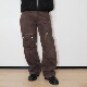 水洗做旧直筒重工Vintage炮弹裤 EIGHTHOOD多口袋工装 神裤 帆布棕绿