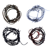 万圣节道具隔离仿真假铁丝末世废土场景布置鬼屋cos塑料荆棘链条