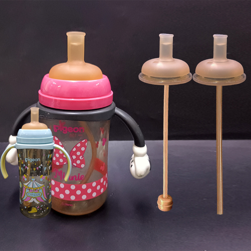 通用贝亲奶瓶配件宽口直饮嘴纳米