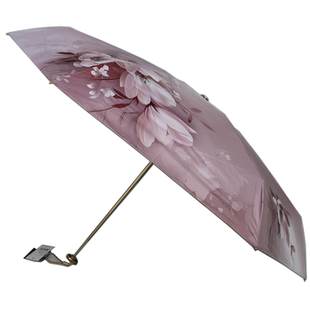 太阳城五折遮阳伞超轻超小150g黑胶金骨防晒防紫外线晴雨伞53796