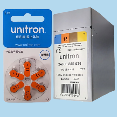 Unitron优利康助听器电池13