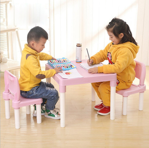 包邮幼儿园宝宝1套塑料桌椅