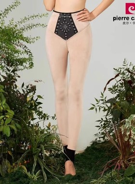 390克皮尔卡丹暖宫翘臀裤6245抗寒暖宫高腰加厚一体绒显瘦保暖裤