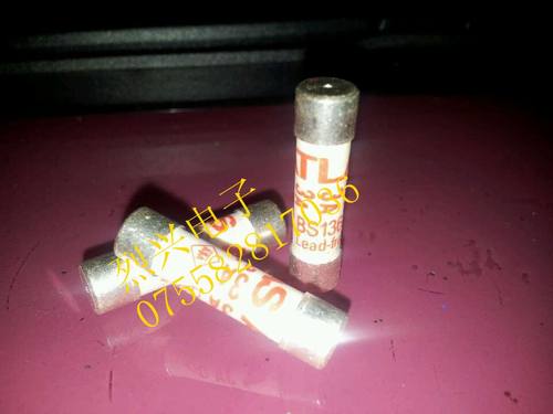 ATLAS  BS1362 6×25mm 进口陶瓷含银保险丝 3A 240V 内填石英砂