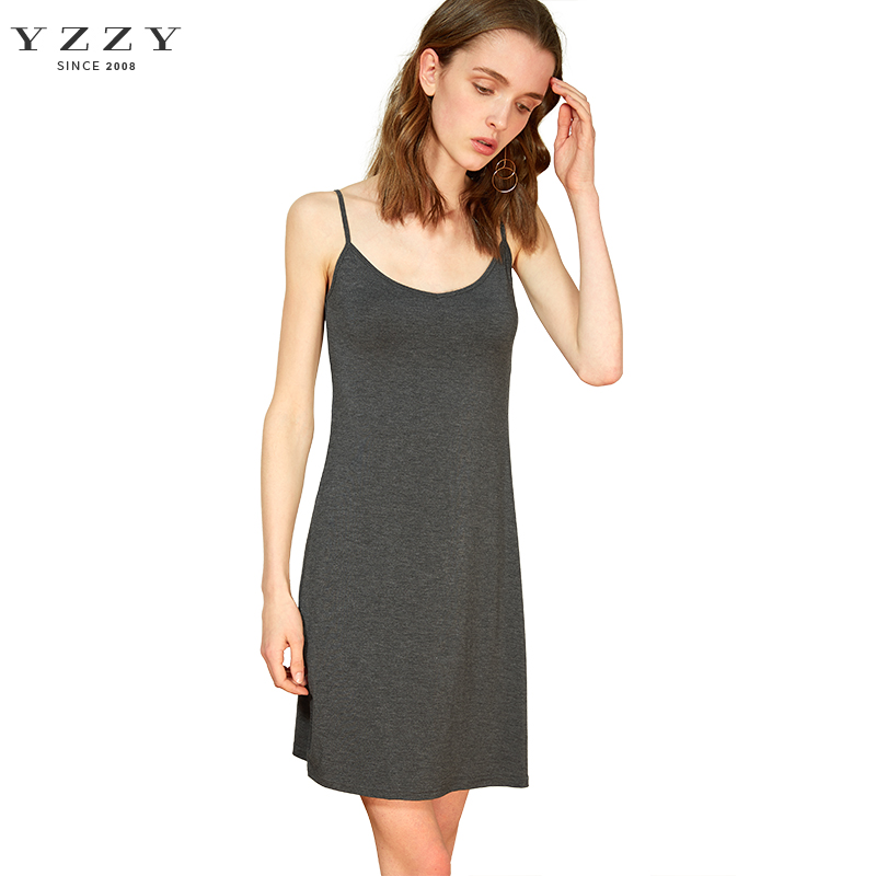 YZZYĪ´ú¶ûºÚÉ«µõ´øÈ¹´òµ×ȹÖг¤¿îÏÄÄÚ´î³Äȹ±¡´óÂë±³ÐÄÁ¬ÒÂȹŮ