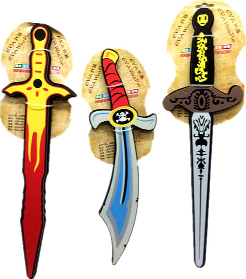 eva刀剑武器安全儿童软刀剑宝剑男女孩武器兵器宝剑大刀 儿童玩具