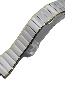 钨钢手表配件适用雷达rado8036G表带291M表链6042L凸型配件6190G2