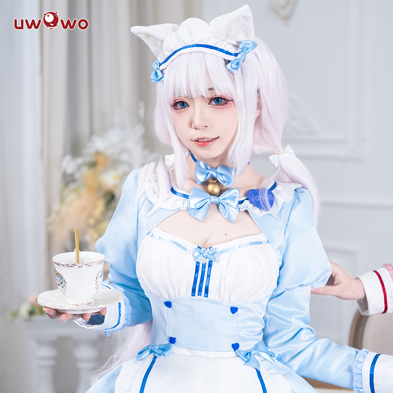 悠窝窝猫娘乐园蓝色女仆装