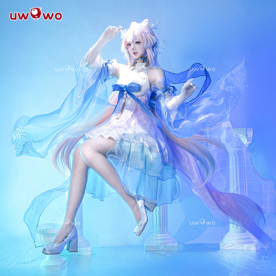 现货悠窝窝原神cosplay龙女珠涟断 珊瑚宫心海 cos 同人C服