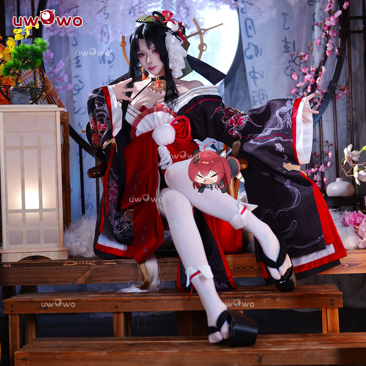现货uwowo悠窝窝异环 浔 C服  cosplay服装 和风 游戏同款图片