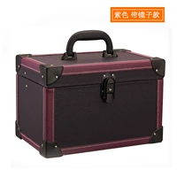 Фиолетовый узор личи с зеркалом и перегородкой