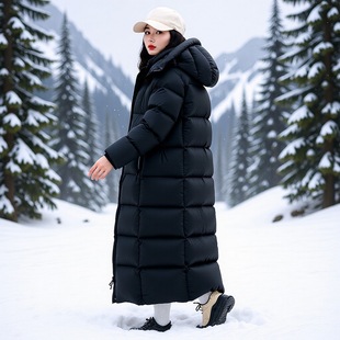 河南台前羽绒2024新款超厚加长款抗寒-3046095%白鸭绒羽绒服鹅绒