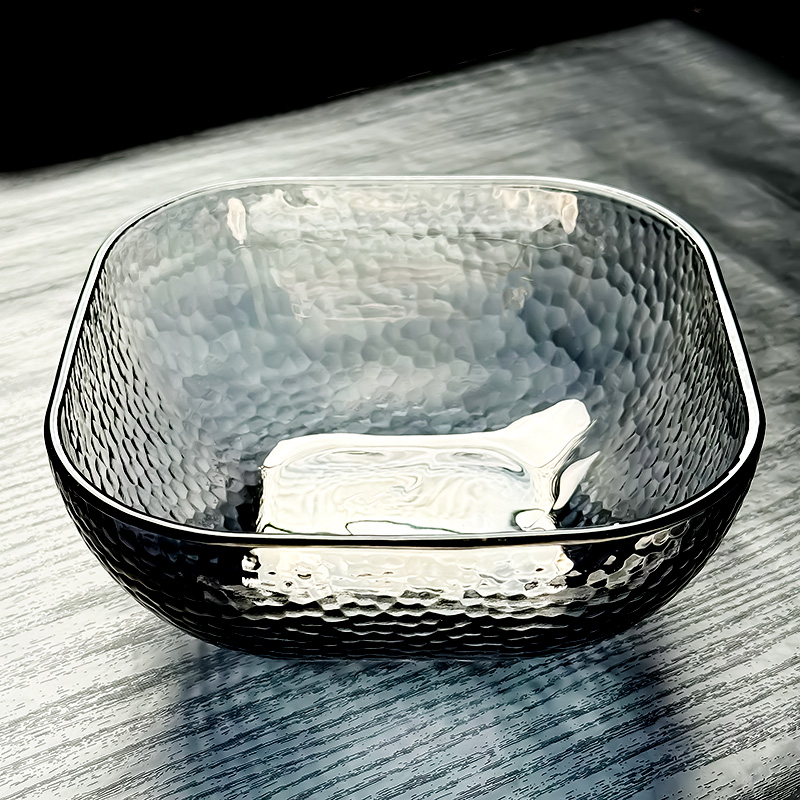 2025新款水晶玻璃碗方碗水果盘