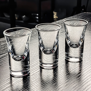 五钱水晶玻璃白酒杯小酒杯家用25ml毫升半两酒盅一口5钱高端精致