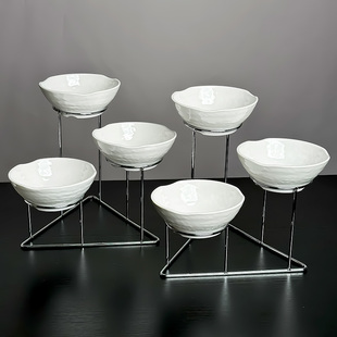 自助餐台食物展示架小料台架子小菜盒酒店早餐餐厅咸菜调料碗器皿