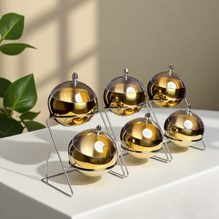 带盖面馆咸菜碗火锅调料架小料台架子小菜容器罐展示盒商用自助餐