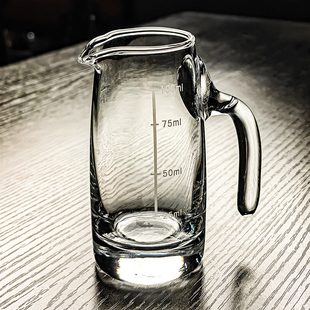 水晶玻璃白酒分酒器100ml毫升家用精致二两饭店专用2两杯小酒杯