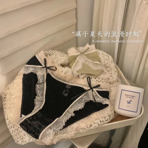 法式纯欲风少女蕾丝内裤