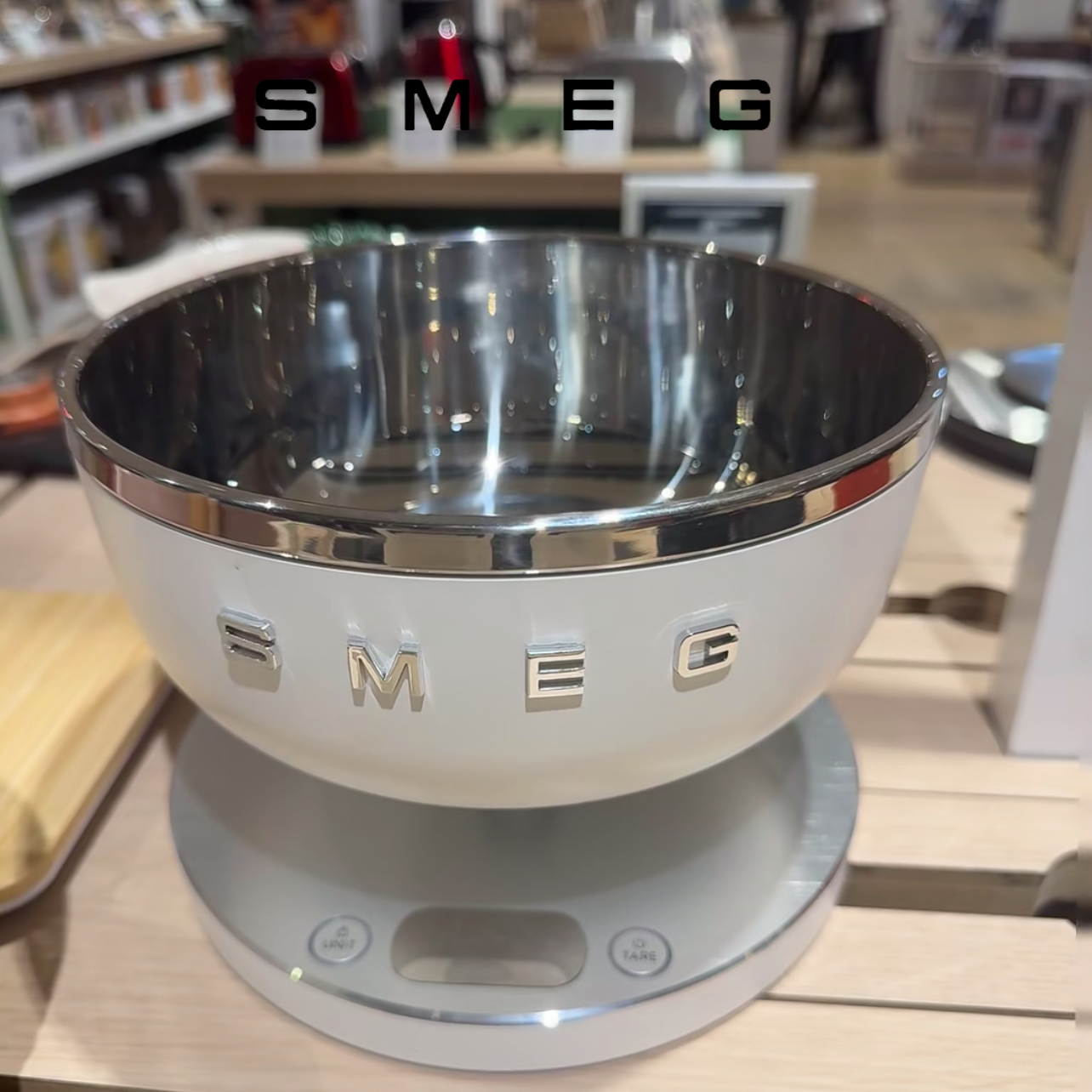 正品SMEG/斯麦格高精度厨房烘焙不锈钢电子秤食物台秤礼盒装KSC01