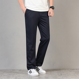 5368P30裤子男直筒宽松胖子四面弹男裤氨纶商务休闲裤春秋厚款，男装休闲裤，星座1010A-2