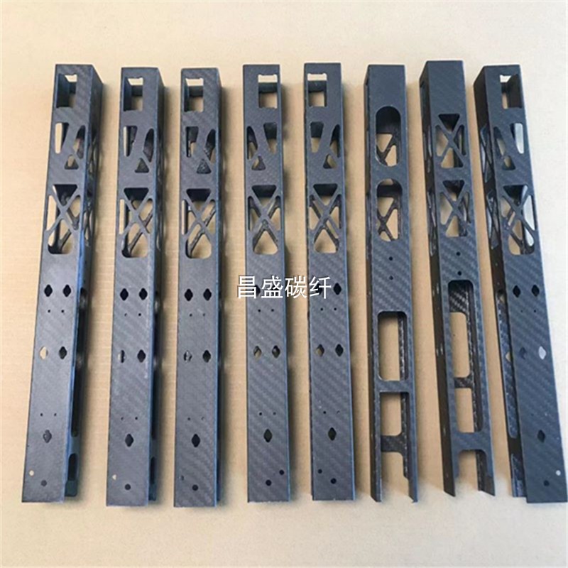 22X22X20X600MM3K碳纤维方管纯碳管多旋翼用方管碳方管碳纤管空心